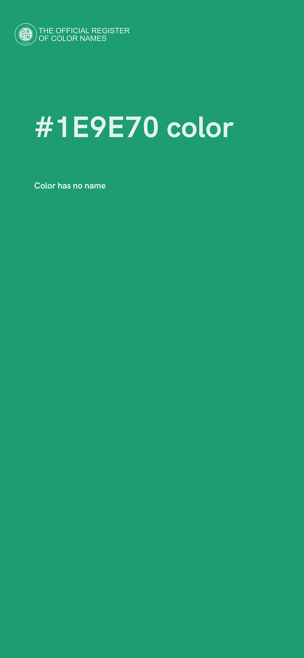 #1E9E70 color image