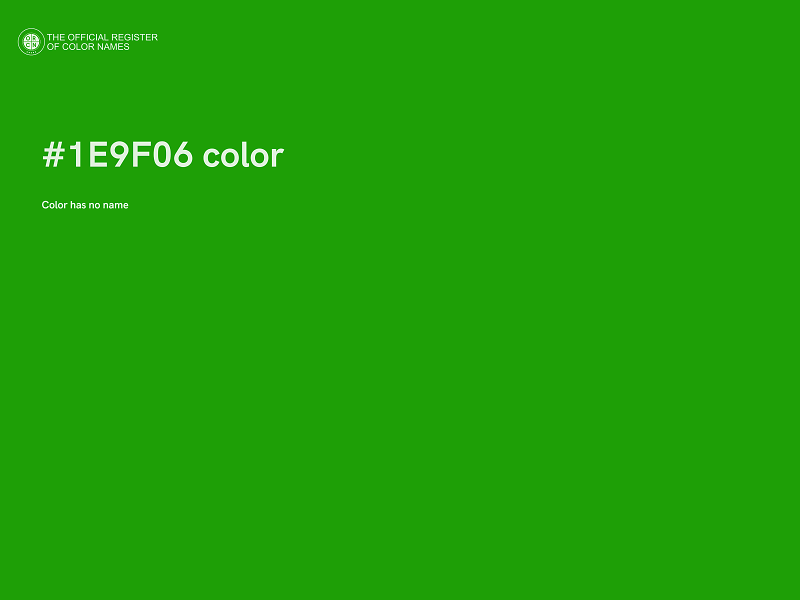 #1E9F06 color image