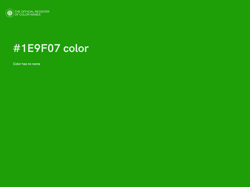 #1E9F07 color image
