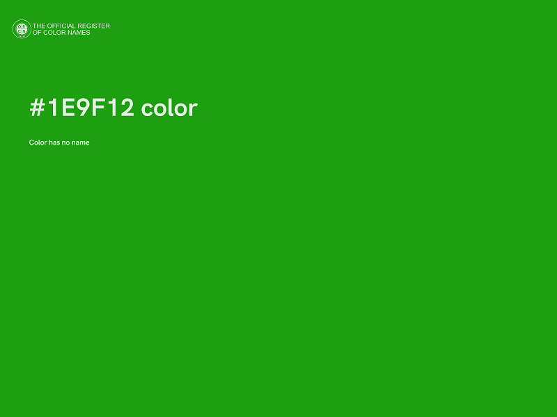 #1E9F12 color image