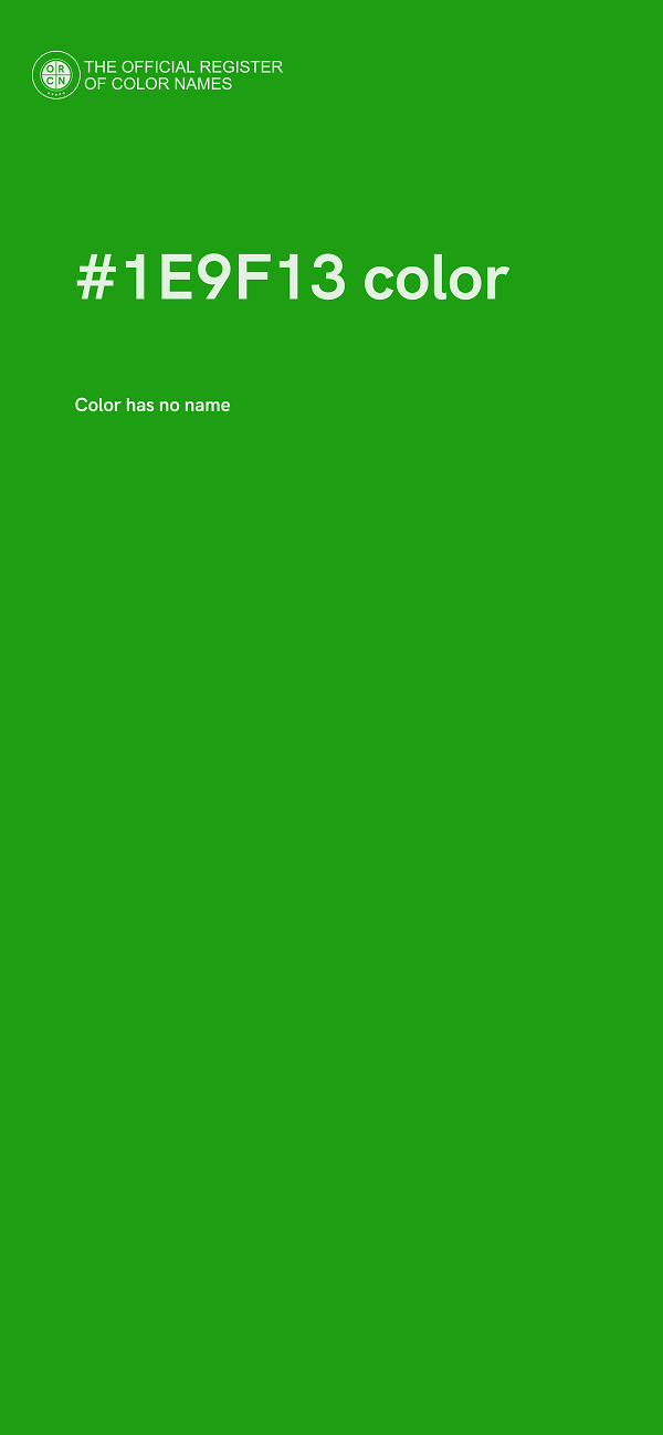#1E9F13 color image