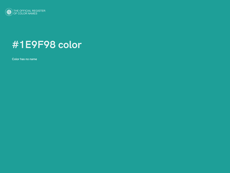 #1E9F98 color image