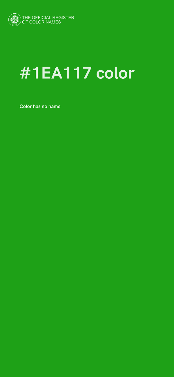 #1EA117 color image