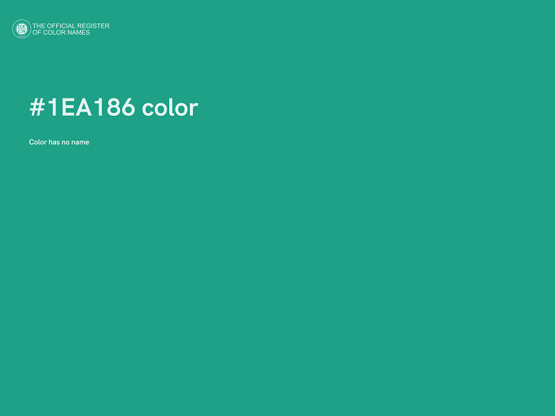 #1EA186 color image