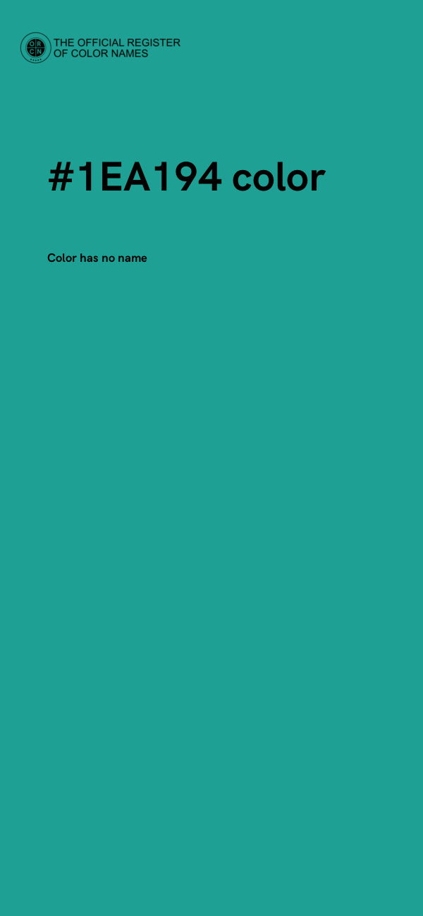 #1EA194 color image