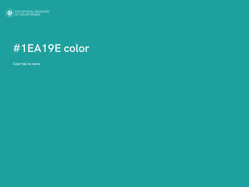 #1EA19E color image
