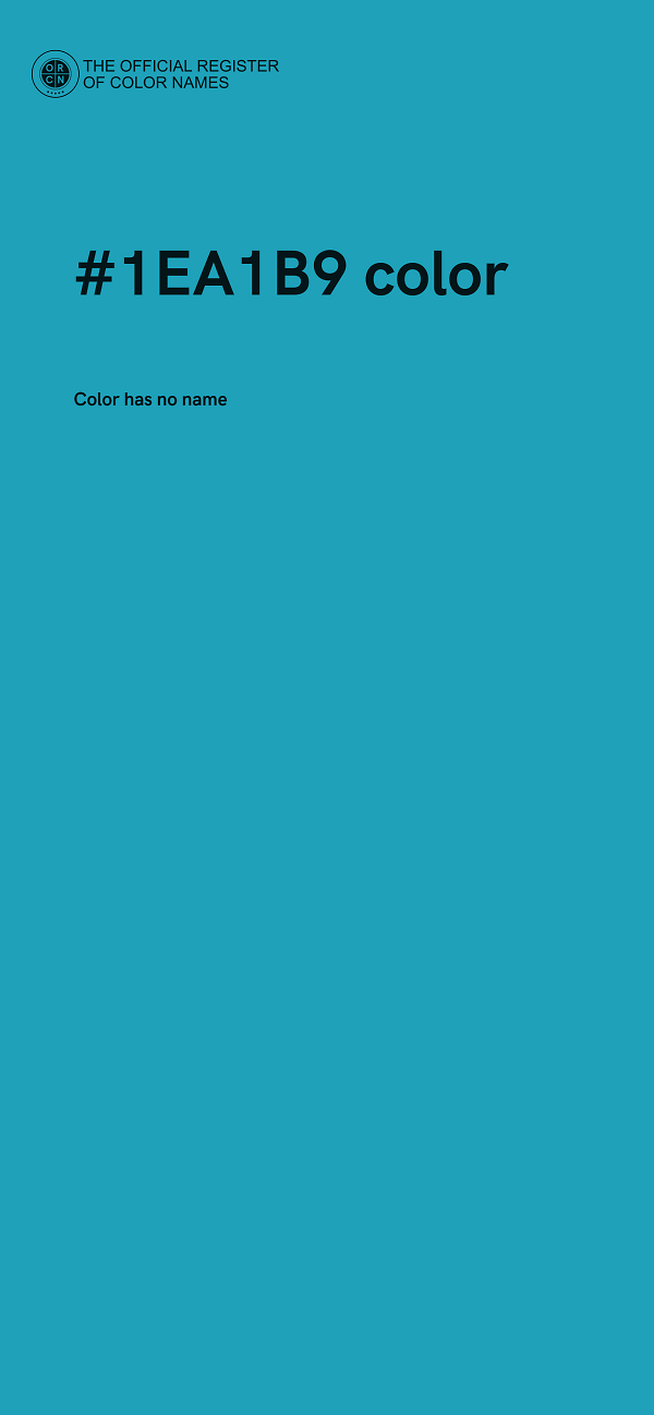 #1EA1B9 color image
