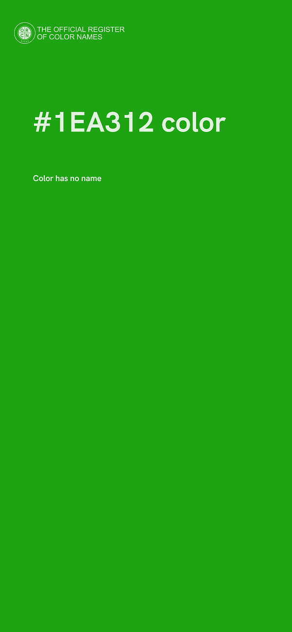 #1EA312 color image