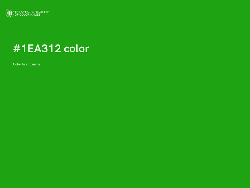 #1EA312 color image