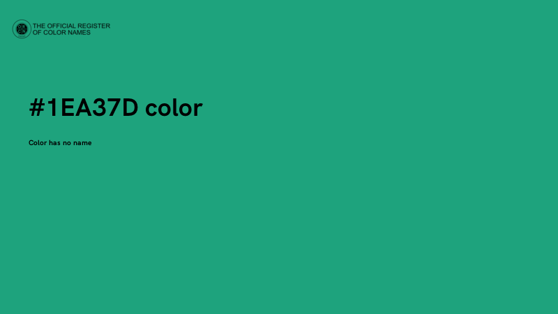 #1EA37D color image