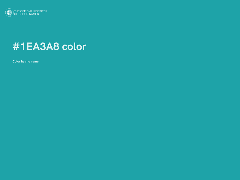 #1EA3A8 color image