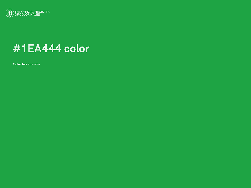 #1EA444 color image