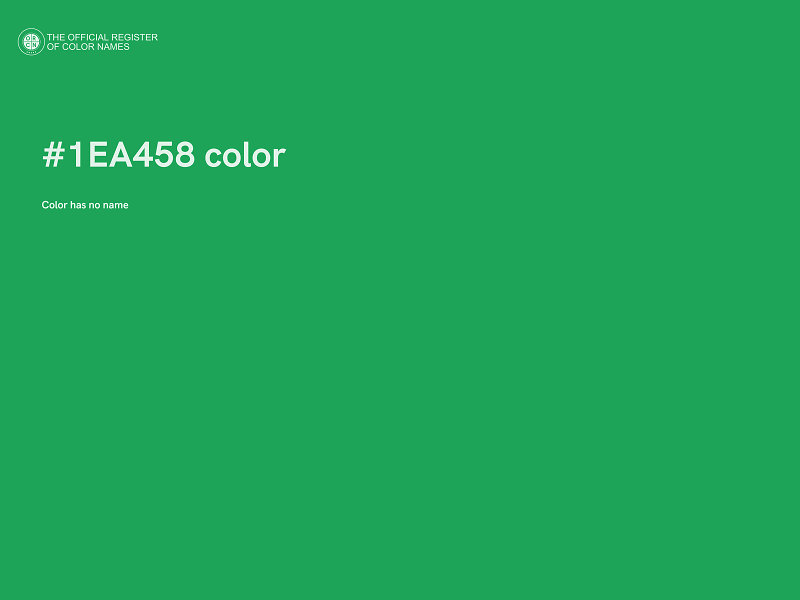 #1EA458 color image