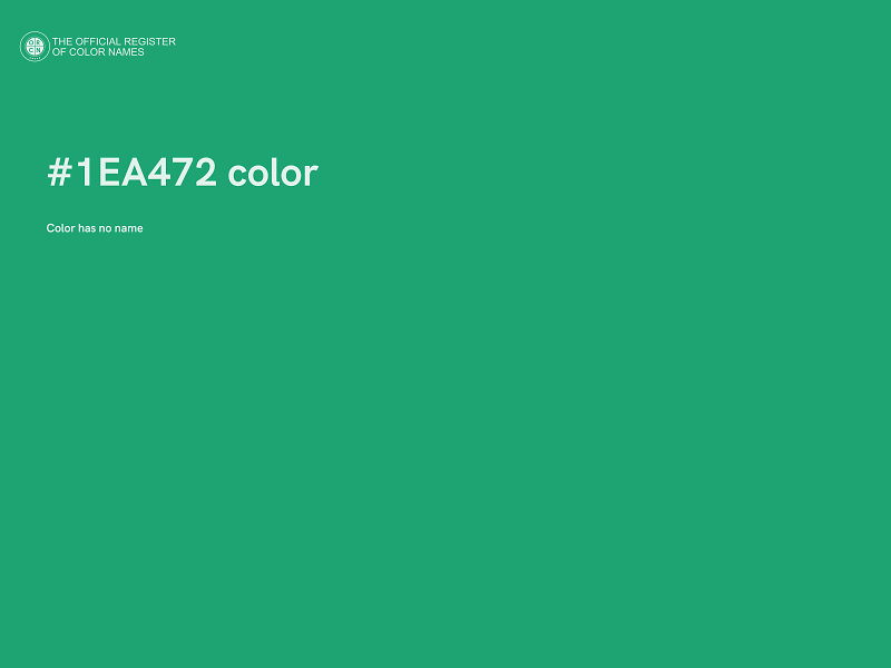 #1EA472 color image