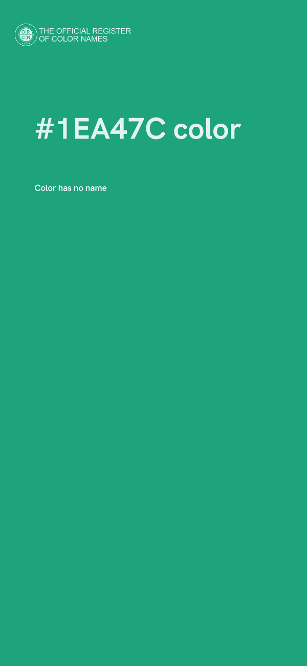 #1EA47C color image