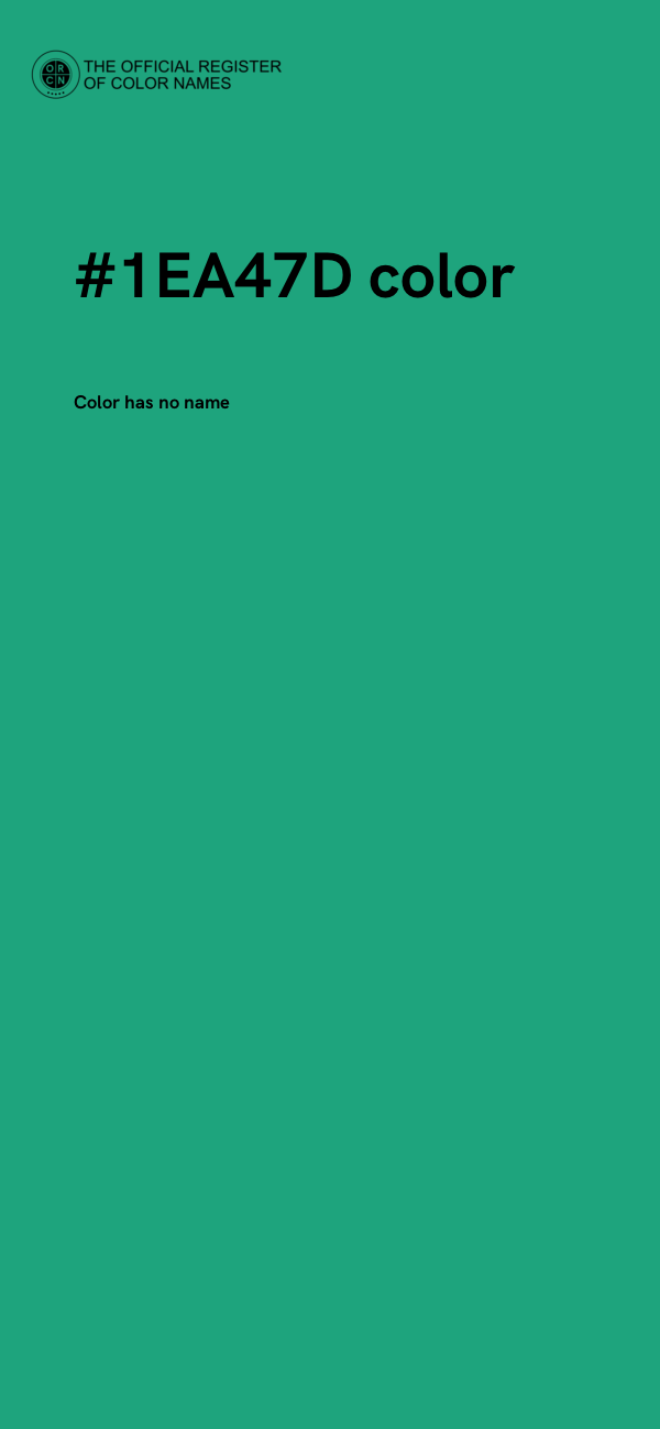 #1EA47D color image
