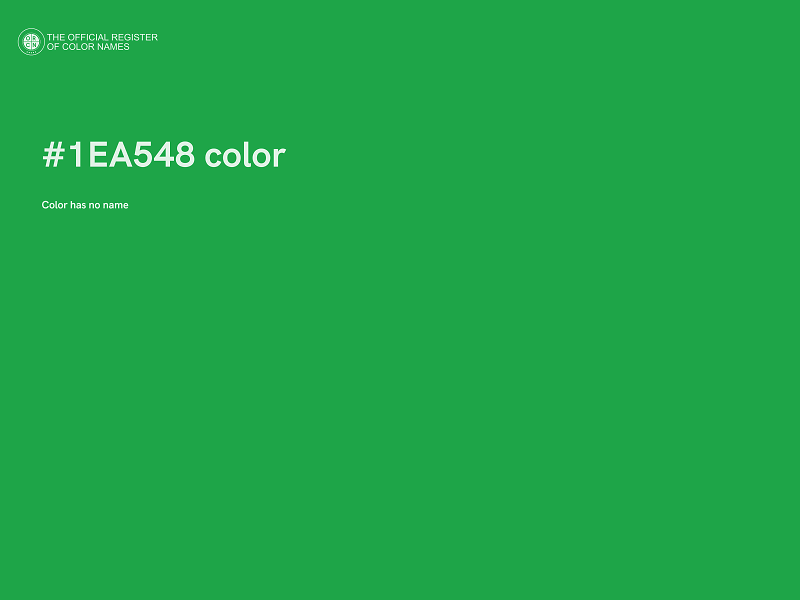 #1EA548 color image