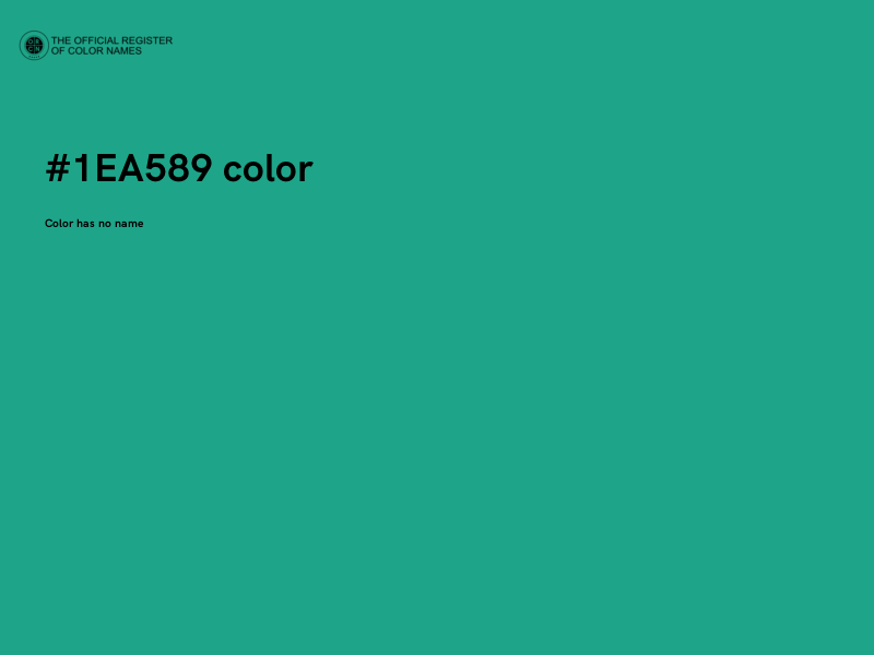 #1EA589 color image