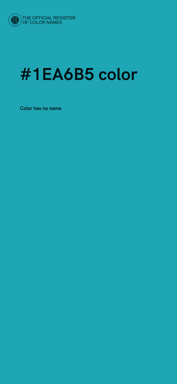 #1EA6B5 color image