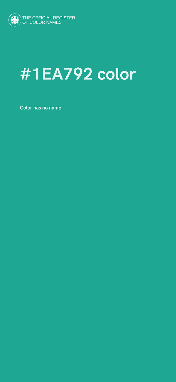 #1EA792 color image
