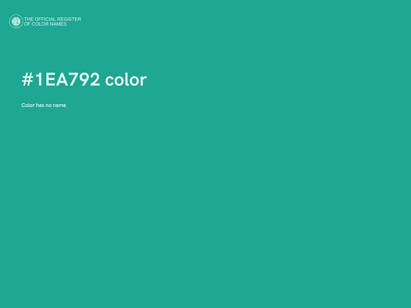 #1EA792 color image