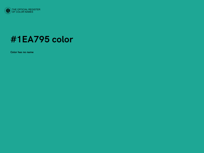 #1EA795 color image