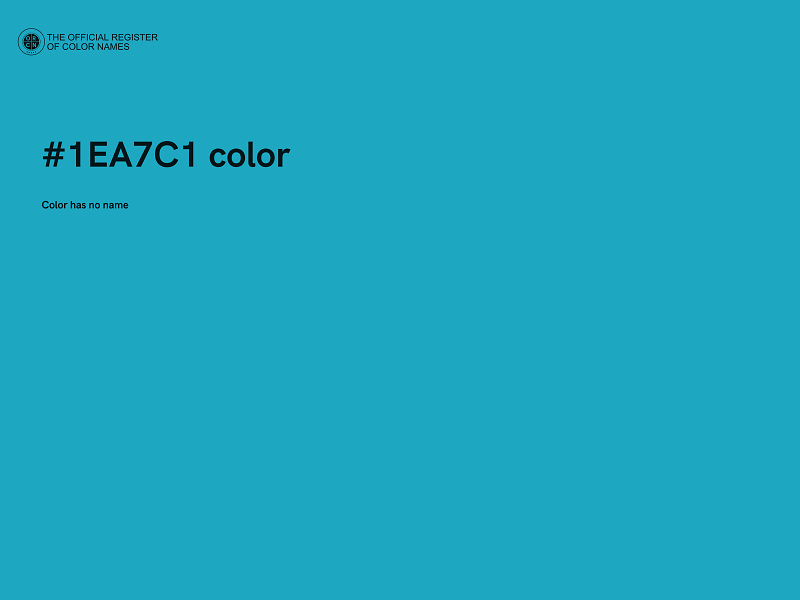 #1EA7C1 color image