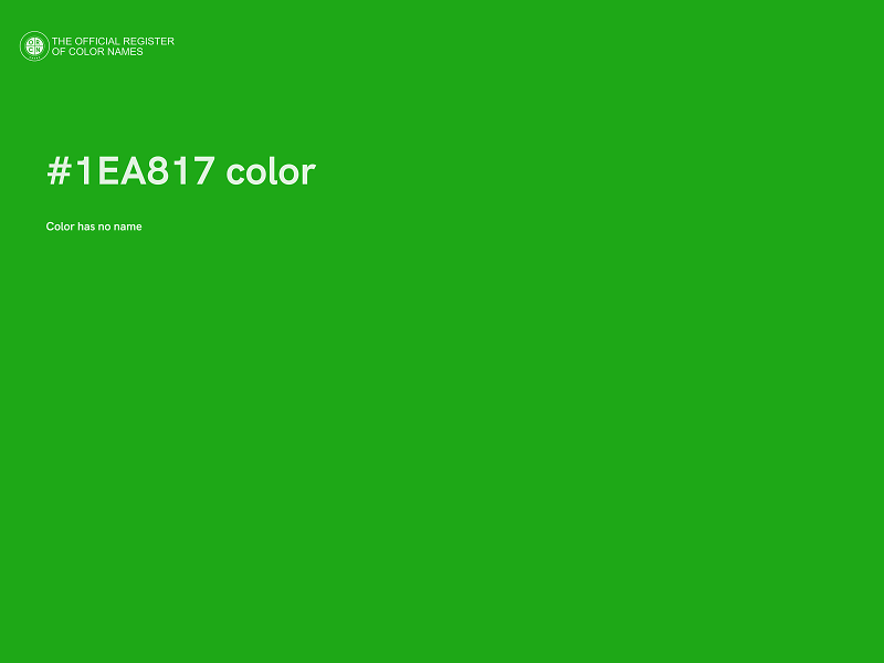 #1EA817 color image