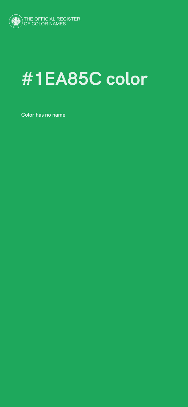 #1EA85C color image