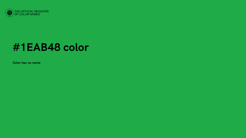 #1EAB48 color image