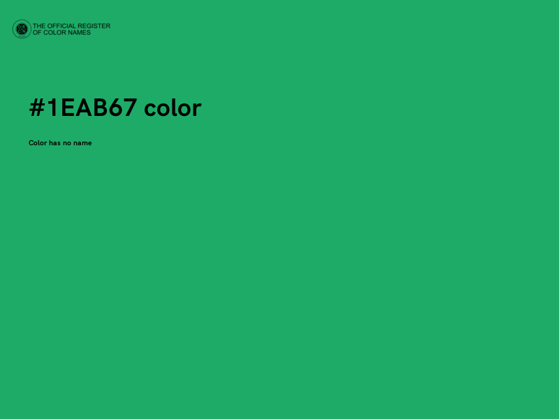 #1EAB67 color image