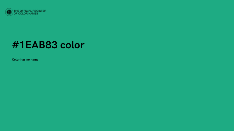 #1EAB83 color image