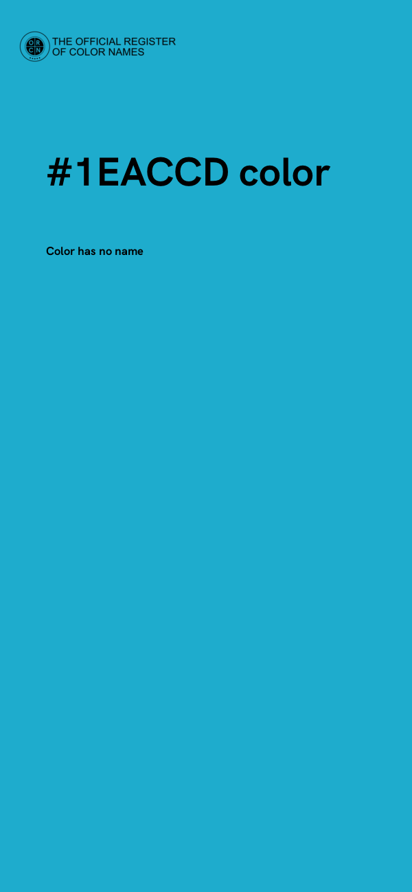 #1EACCD color image