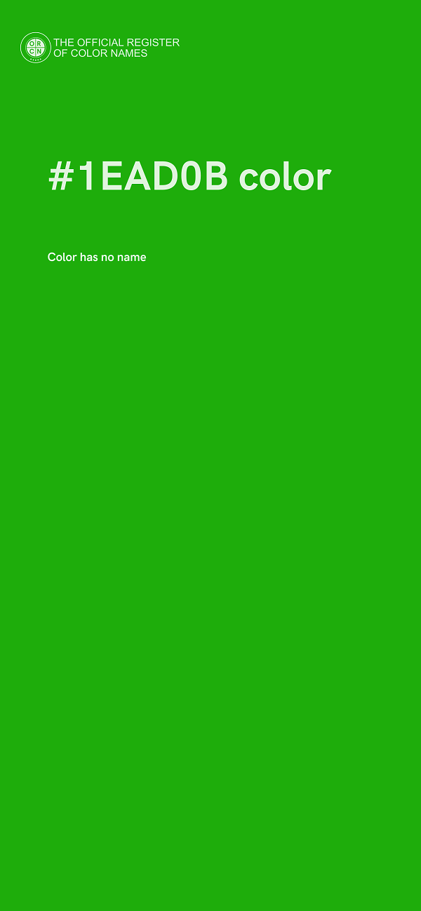 #1EAD0B color image