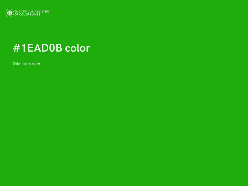 #1EAD0B color image