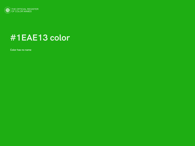 #1EAE13 color image