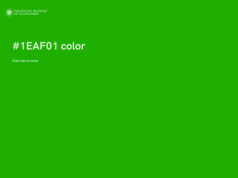 #1EAF01 color image