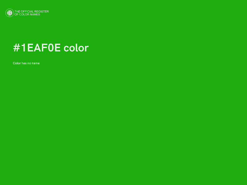 #1EAF0E color image