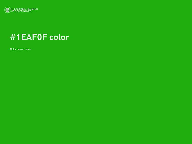 #1EAF0F color image