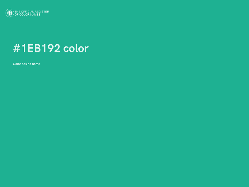 #1EB192 color image
