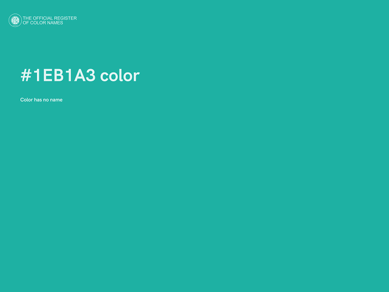 #1EB1A3 color image