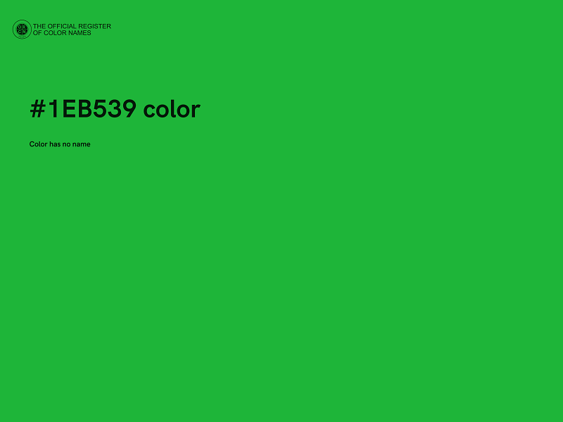 #1EB539 color image