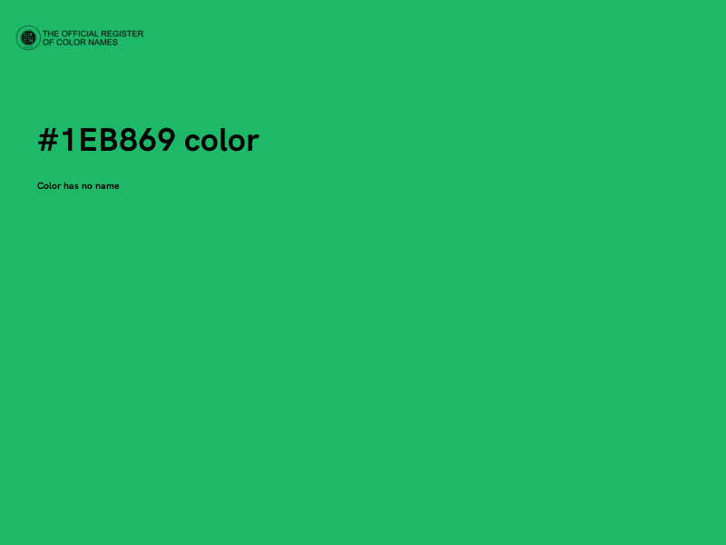 #1EB869 color image