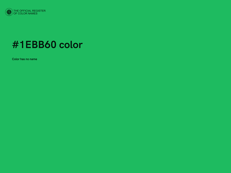 #1EBB60 color image
