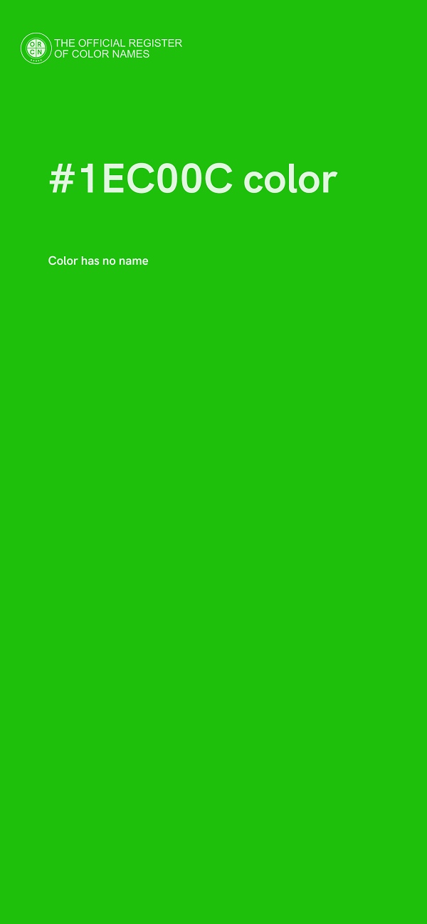 #1EC00C color image