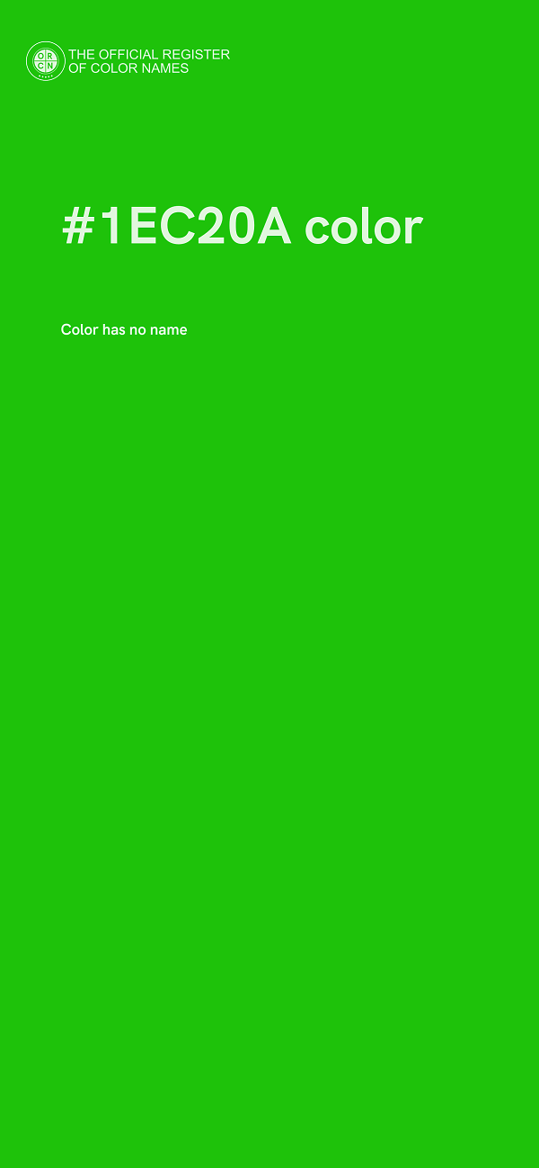 #1EC20A color image