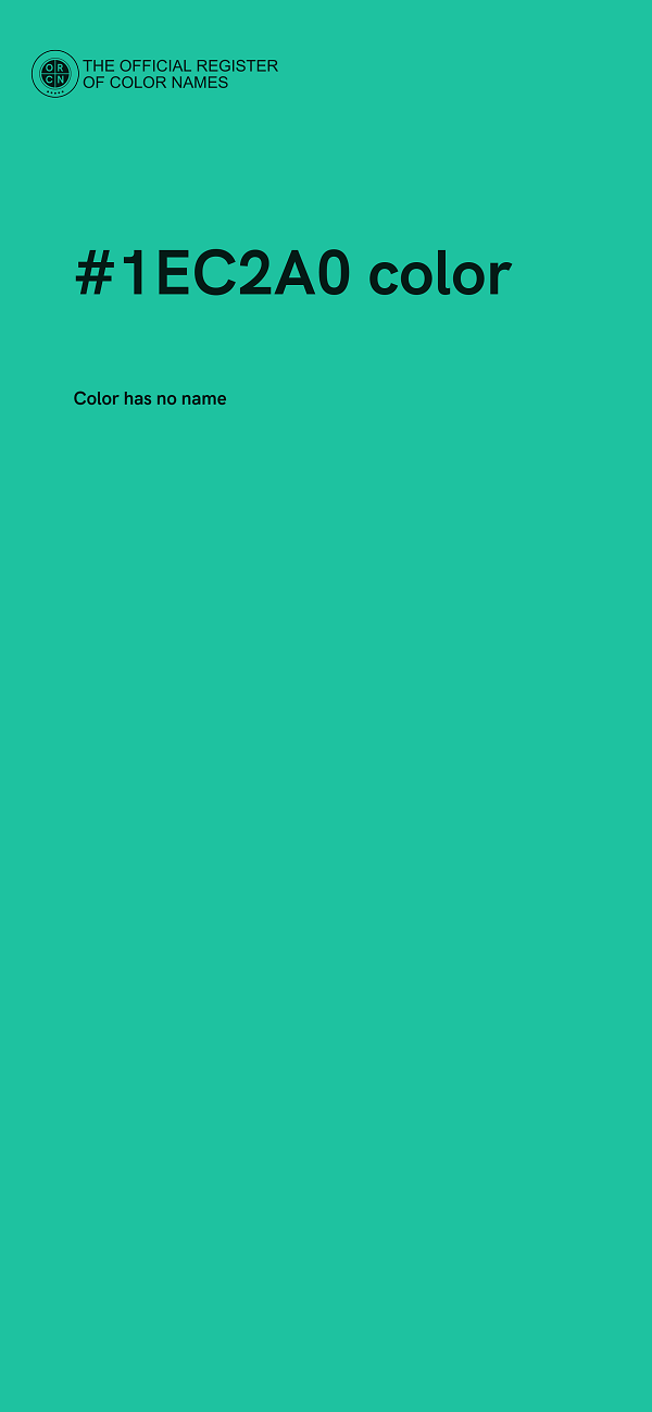 #1EC2A0 color image
