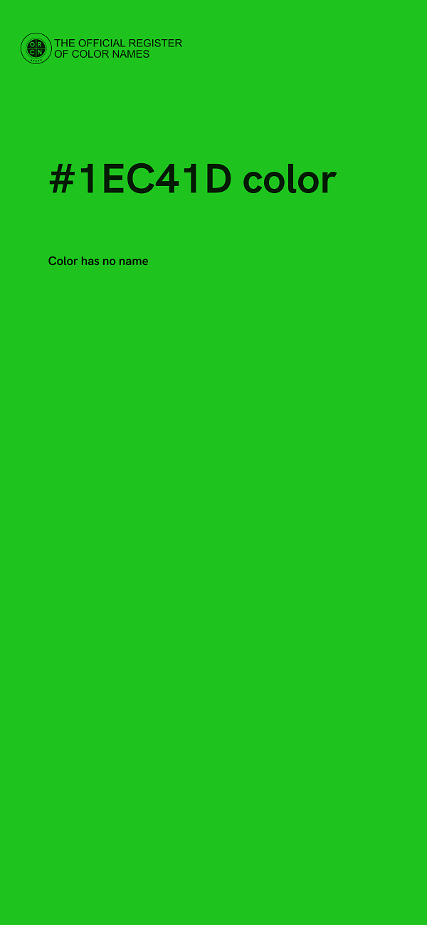 #1EC41D color image