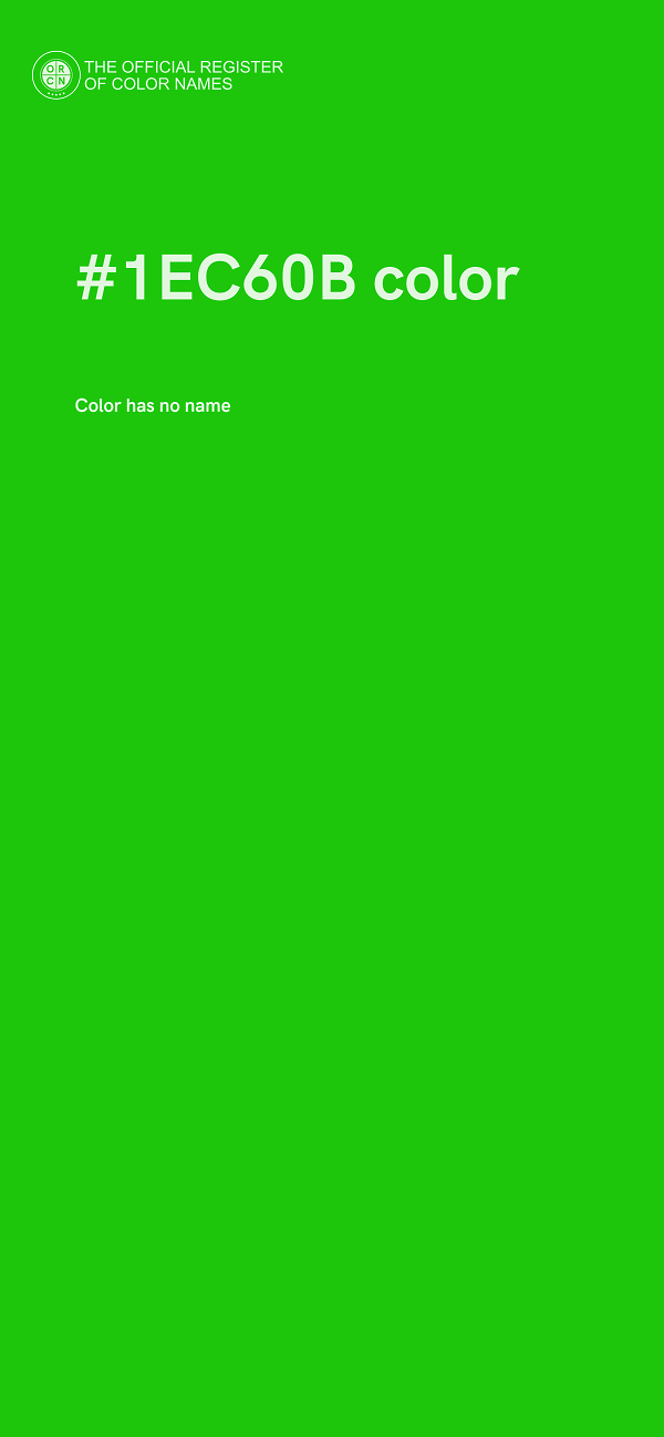 #1EC60B color image
