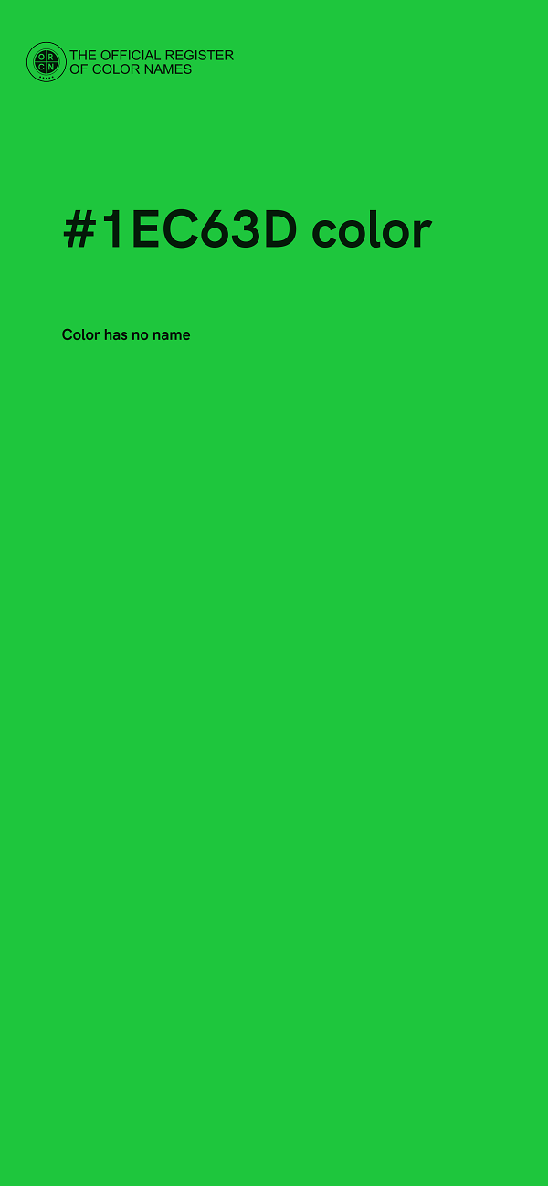#1EC63D color image
